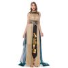Man Egyptian Costume Set Women Egypt Queen Outfit Egyptian Collar Wristbands Belt Decorations for Halloween Cosplay