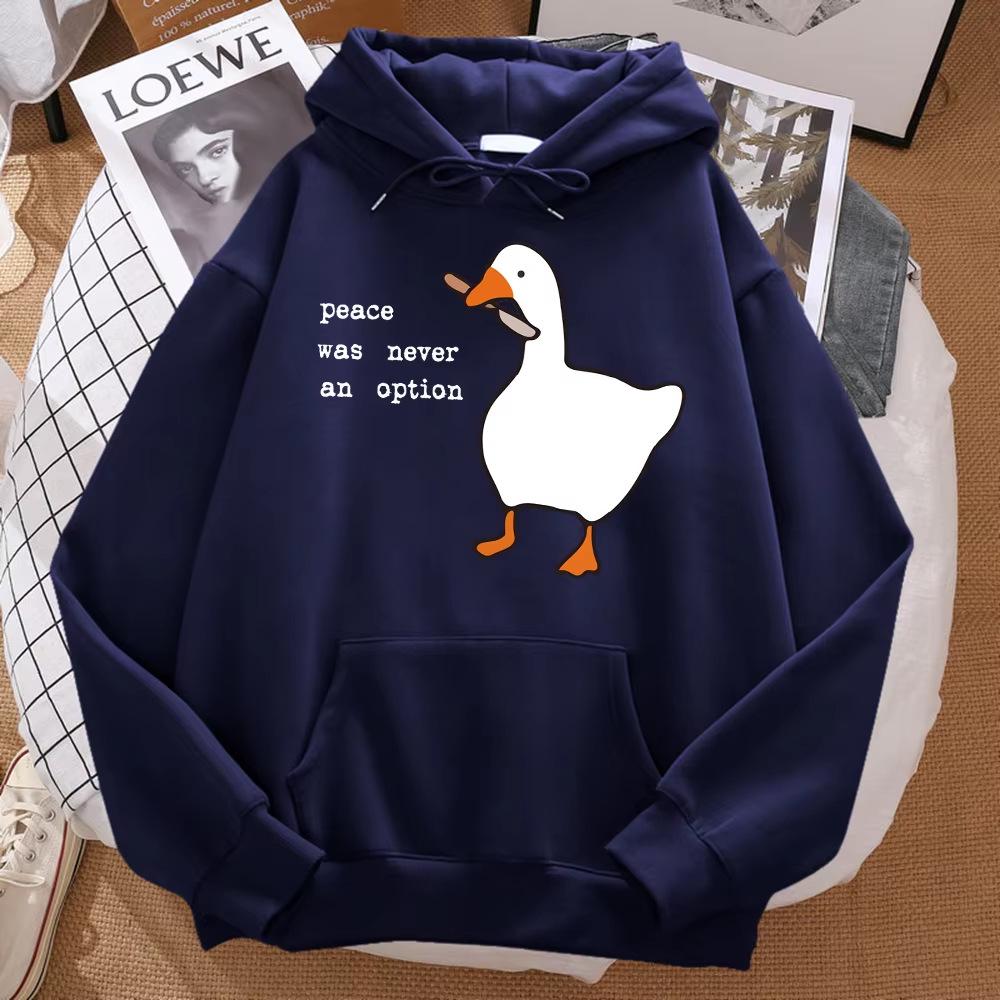 Men's "Peace Was Never an Option" Hip Hop Hoodie 