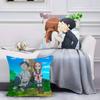 Anime Cartoon Takagi-san x Nishikata-N Pillow Case Anti-dustmite Pillowcase Invisible zipper silky short plush Sofa