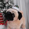 Adjustable Xmas Cat Santa Hat Cloth Puppy Christmas Hat Pet Dress Up Christmas Pet Hat  New Year