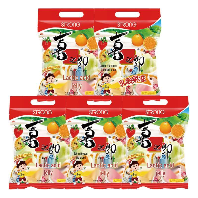 Xizhilang Assorted Lactic Acid Fruit Jellies 5-Pack