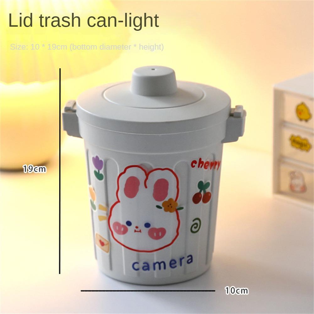 

Trash Bin Table Top With Lid 13x13x15cm Kitchen Accessories Waste Bin Dormitory Student Personal Household Tools Trash Can