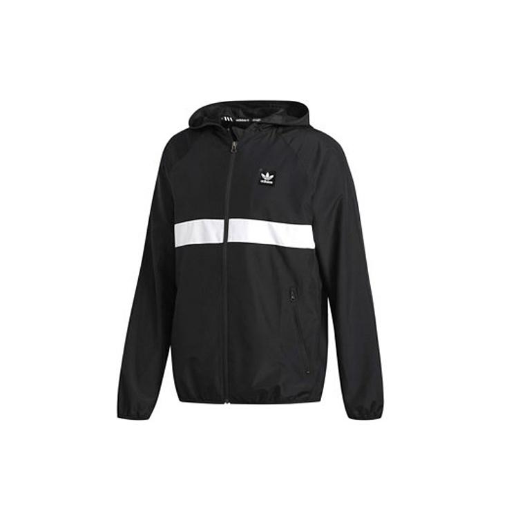 adidas originals Casual Sports Windproof Woven Jacket Black Men s DH3872 M