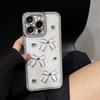 ins wind flash diamond bow rhinestone suitable for Apple 11promax mobile phone case iPhone11pro advanced sense 11
