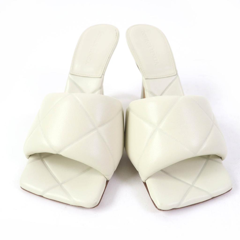 Great BOTTEGAVENETA Mule LIDO Ivory leather Women 38 Used