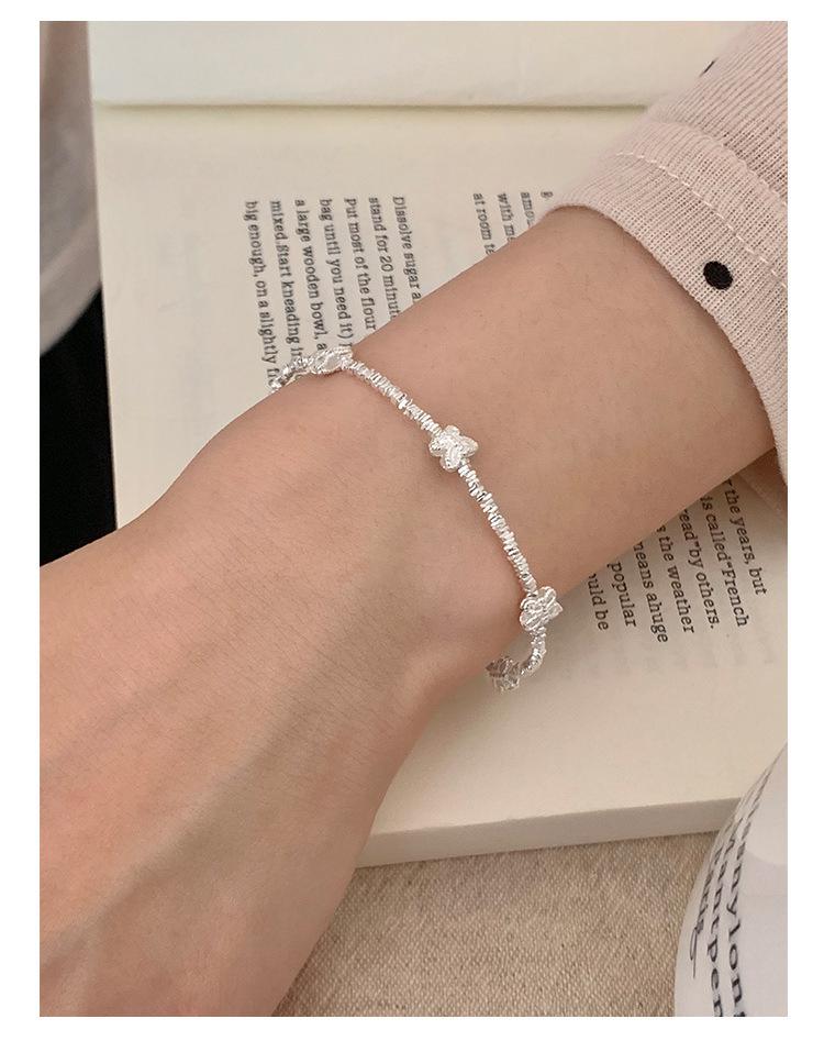 Chic Silver Butterfly Bracelet for Women - Stylish, Unique, and Trendy Hand Jewelry