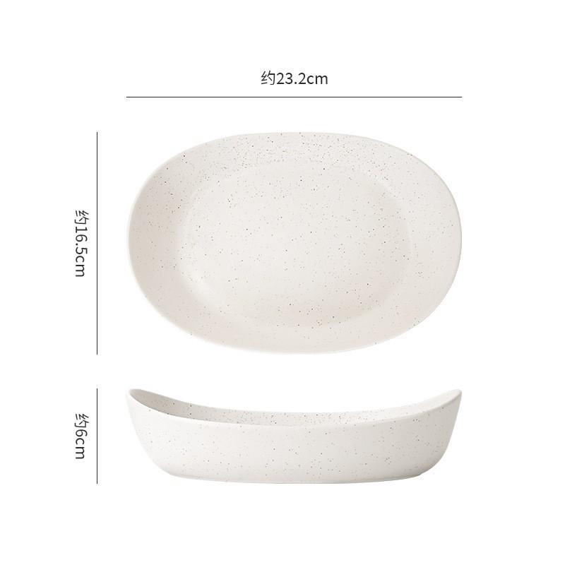 Minimalist Nordic Ceramic Dinnerware Set - Salad Bowl Soup Plate Steak Dish Small Side Coffee Cup Dishwasher Safe