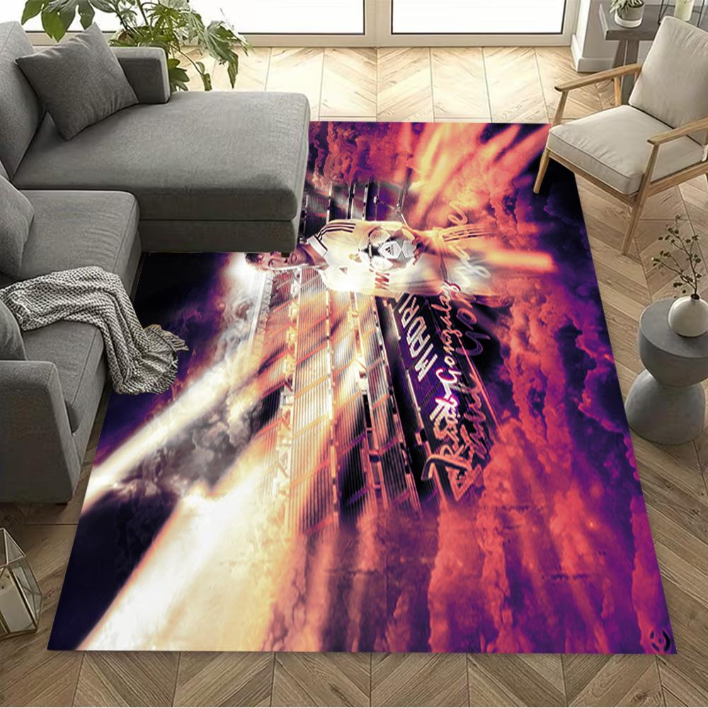 Karim Benzema's Flight Carpet Design for Balcony Hallway Playrooms Entryway Anti-slip Rug Decorate Offices Best for Christmas