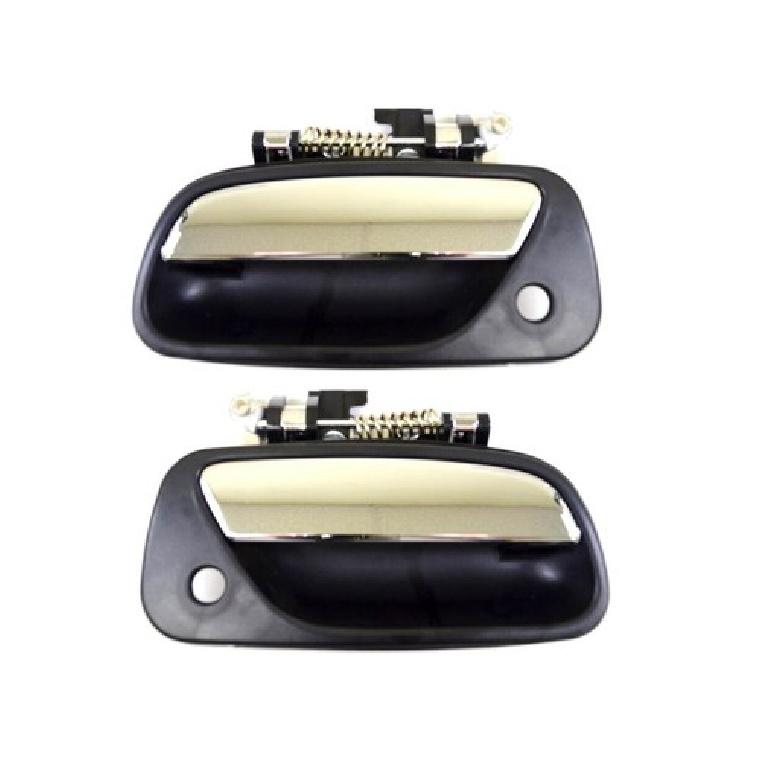 Fits 1993 To 1998 Toyota T100 Exterior Door Handle Front Left And Right Chrome