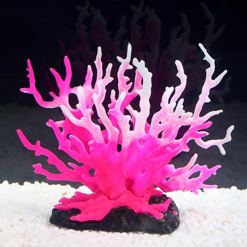 Simulation Coral Fish Tank Water Plant Resin Fake Coral Artificial Aquarium Decoration Marine Hard Dead Coral Ornaments Undersea
