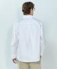BASIC HOUSE Oxford Semi-Overfit Long Sleeve Shirt White Lzws0103