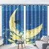 Landscape Cartoon Cute Fruit Print Home Style Decoration Polyester Window Children Bedroom Living Room Curtain Darkening Ideal For Sitting