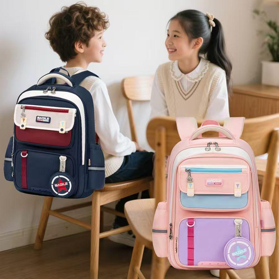 Children's Schoolbags, Primary School Students' Backpacks, Boys' and Girls' Weight-reducing Backpacks