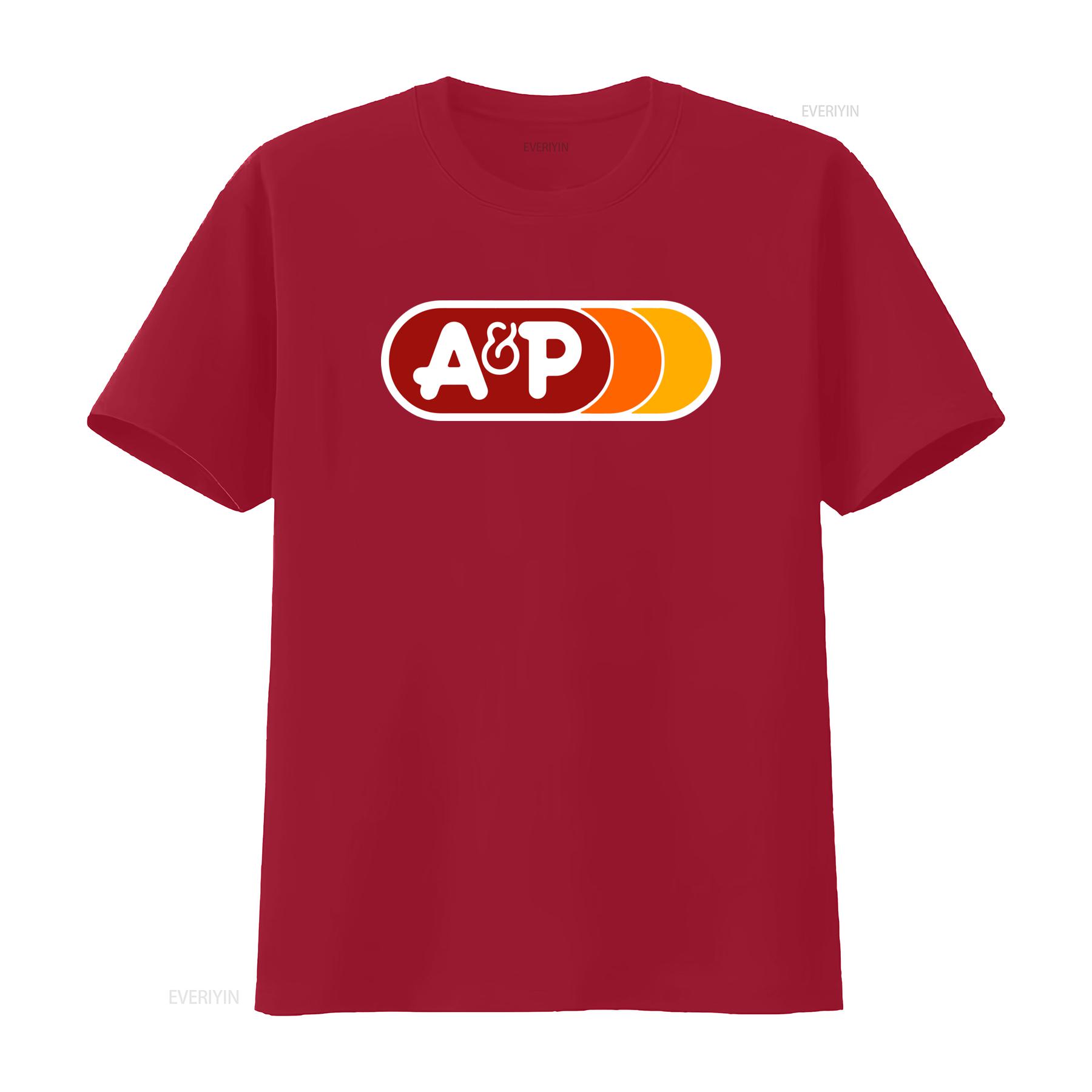 

A P Grocery Store Logo T Shirt for S 5XL Retro Design Fast Shipping vintage Washed Unisex homme Top For Everyday Wear Soft S