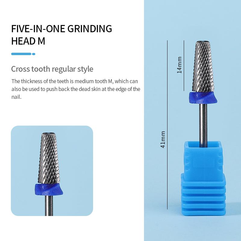 Professional Nail Drill Bits Tungsten Carbide Milling Gel Removal Cutters Set Tips Sander Heads Manicure Lathe Strawberries