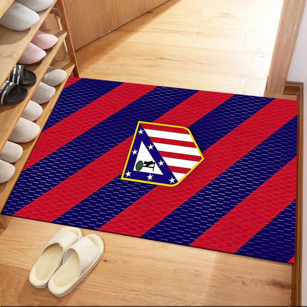 Atletico Madrid Area Rug Suitable For Hallway Bedrooms Decorate Room Playrooms Antislip Carpet Anime Office Decor