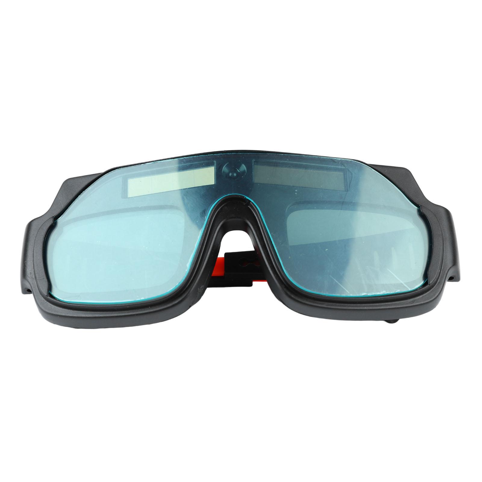 Welding Glasses Auto Dimming UV Prevention Anti Strong Light Solar Powered Industrial Welder Glasses TPU+PC