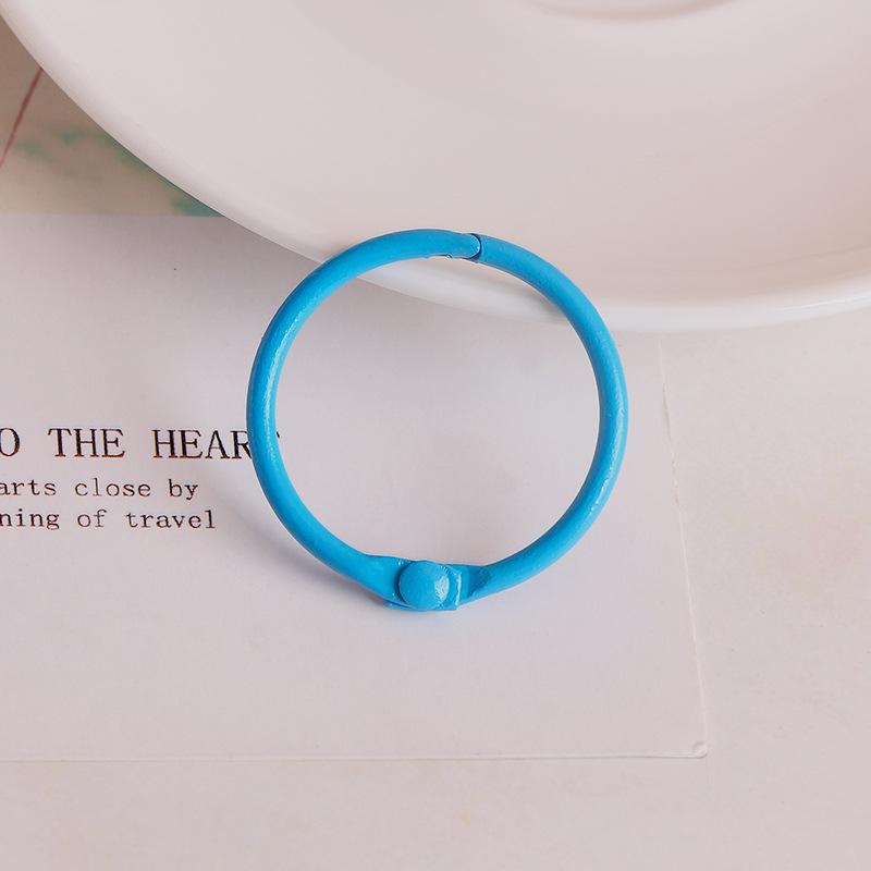 DIY brelok do kluczy: Metalowe ogniwko zaciskowe 30 mm z wykończeniem lakierem wypiekowym