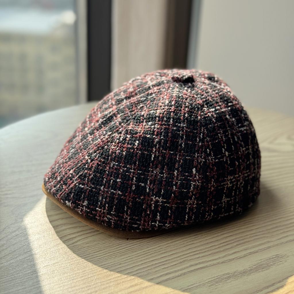 New Style Small Fragrant Forward Hat Women's Autumn and Winter Fashion Casual All Match Face Small Duck Cap Warm Beret