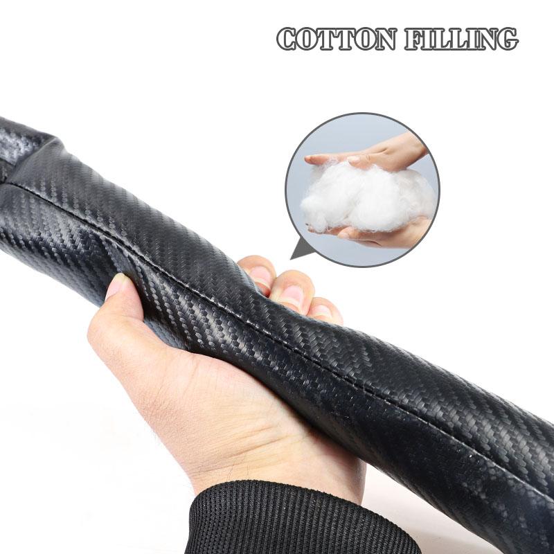 2Pcs Carbon Fiber Car Seat Gap Filler Plug Leak-proof Strip For Volvo XC90 V90 V60 XC60 V40 S80 S60 S90 C40 XC40 V70 XC70 C30 C7