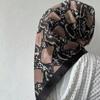 Luxury Design Silk Scarf Square Women Floral Printed Shawl Wrap Spring Summer Neckerchief Hair Band Lady Decor Foulard Bandana