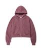 1993Studio Vintage Pigment Balloon Fit Zip-Up Hoodie_Dusty Pink