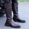 Mens Boots High Quality British Style Leather Boots Classic Western Cowboy Boots Fashion Men's Motorcycle Boot Botas Para Hombre