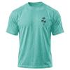 Men’s Casual Crew Neck Short Sleeve T Shirt with Palm Tree Print Relaxed Fit Soft Cotton Jersey Top for Everyday Wear