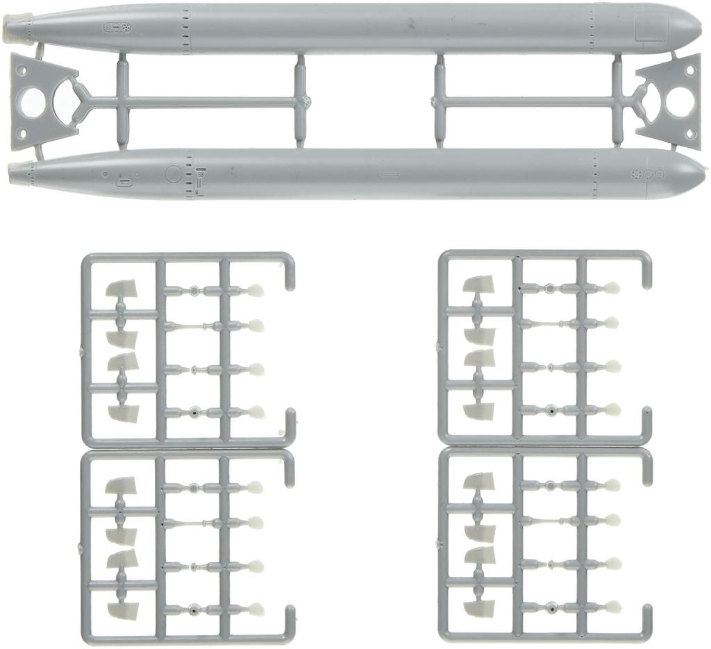 Micromill 1/35 Scale US Navy Mk.15 Surface Torpedo (Set of 2) Plastic Model Kit MKR35-023