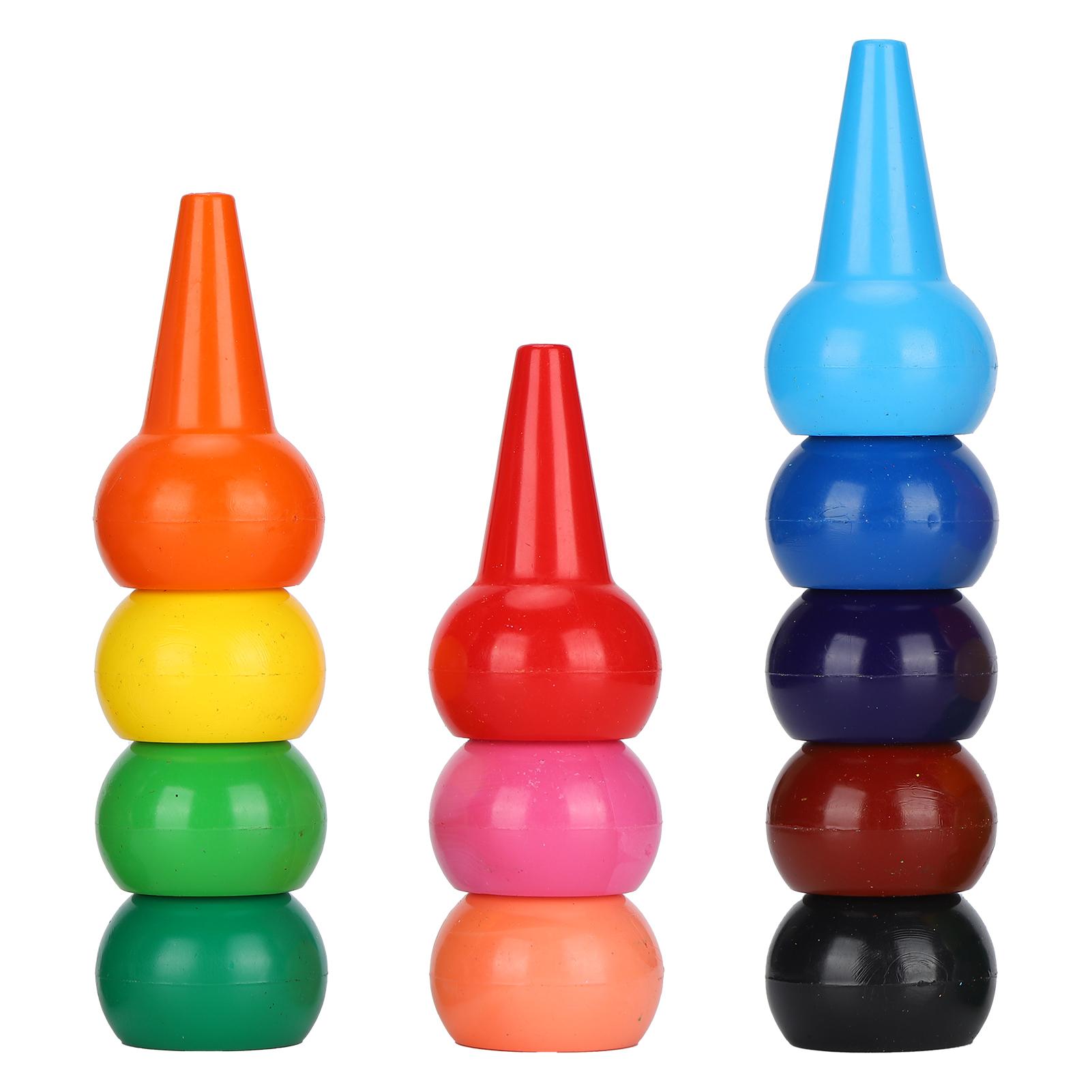 

Мелки для рисования пальцами парафин 12 цветов 3D PalmGrip нетоксичные штабелируемые палочки для детей