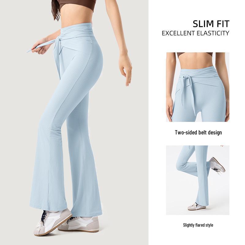 High-Waisted Butt-Lifting Flare Yoga Pants for Women