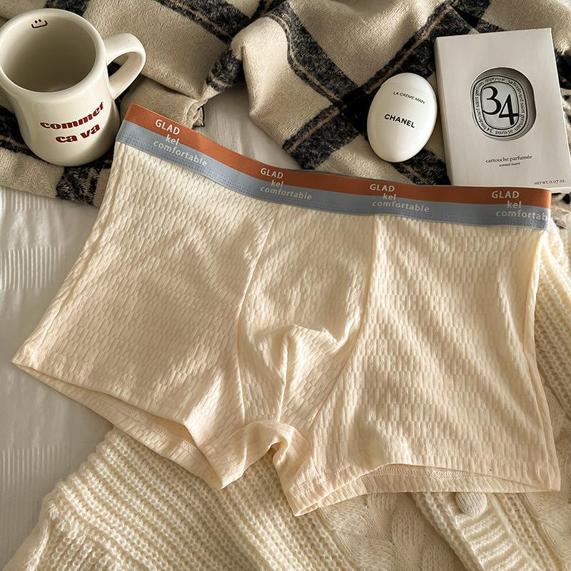 Men's Spring and Summer A Class Baby Cotton Cotton Anti Bacterial Flat Angle Underwear