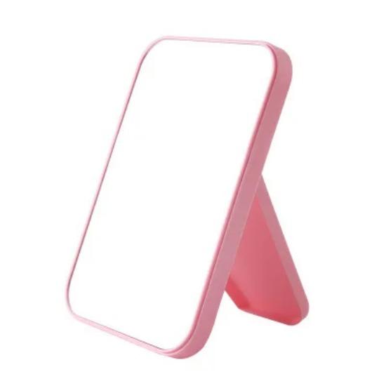Desktop Folding Portable Makeup Mirror Student Dormitory Desktop Small Mirror Female Dressing Mirror with Princess Mirror