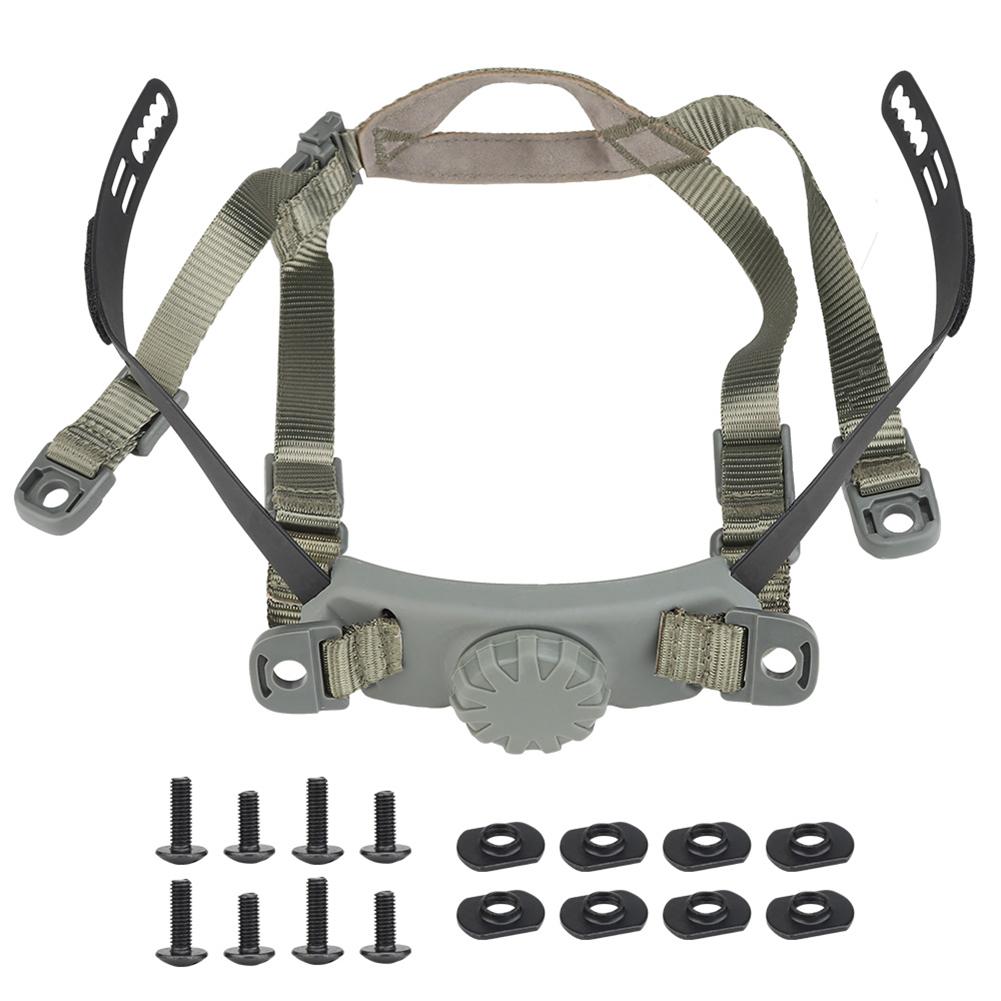 Military Tactical Helmet Inner Suspension System Hunting CS Helmets Airsoft Head Lock Strap For HL-31 HL-32 Helmet Accessories
