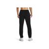 Under Armour Rival Terry Contrast Logo Breathable Sweatpants Men Bottoms Black 1361644-001