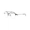 Gucci Round Frame Metal Optical Frames Black Black Transparent