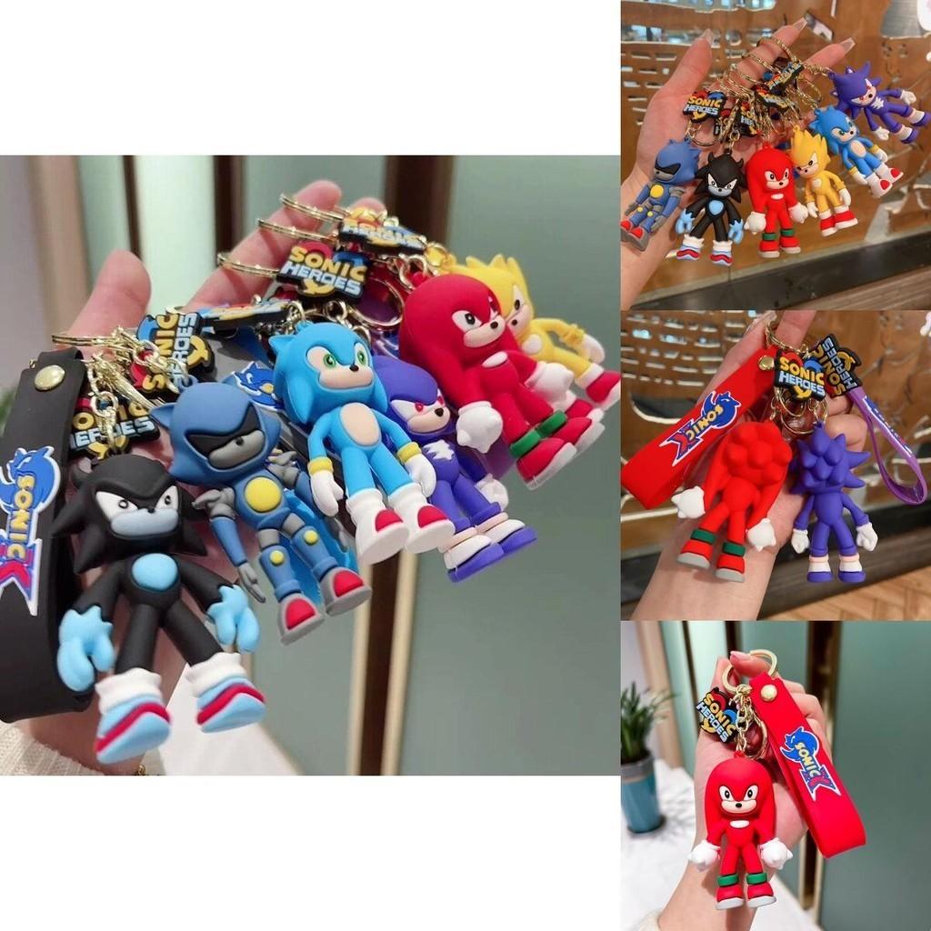 Sonic The Hedgehog Keyring Cute Cartoon Pendant Bag Charm For Anime Fans