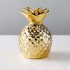Ceramic Ceramic Pineapple Piggy Bank Gilding Golden Beans Container Savings Money Tank Home Ornaments Desk Decor Money Jar