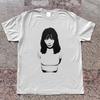 Bjork Kurzarm T-Shirt Weißes Baumwoll-T-Shirt Unisex T-Shirt