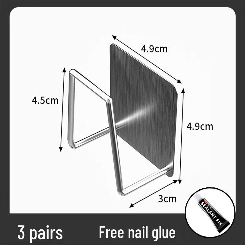 Stojak wiszący ze stali nierdzewnej pod zlew, bez wiercenia