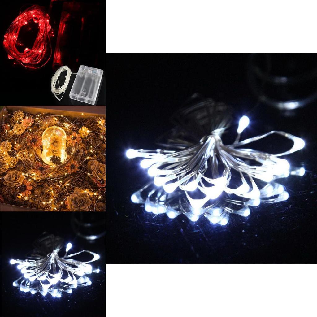 Elegant Led Battery String Fairy Lights With Waterproof Copper Wire For Home Decor