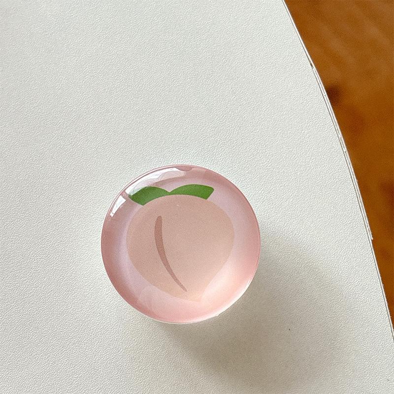 Magnetic Phone Airbag Holder with Watermelon, Orange, and Tomato Design - Korean Ins Style Retractable Support Stand
