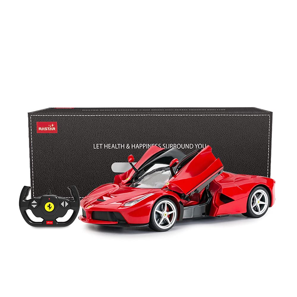 RASTAR RC Car 114 Scale Ferrari LaFerrari Radio Controlled Toy Car Model Car Red 2.4GHz 33.8158.3 Cm