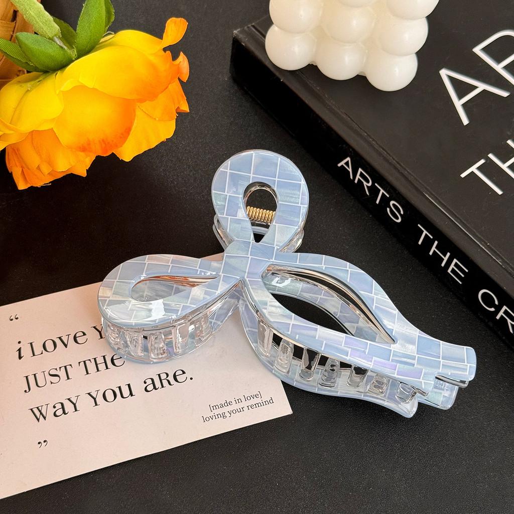 Chic Acetate Butterfly Knot Hair Clip Multi-color Trendy Fashion Claw For Women