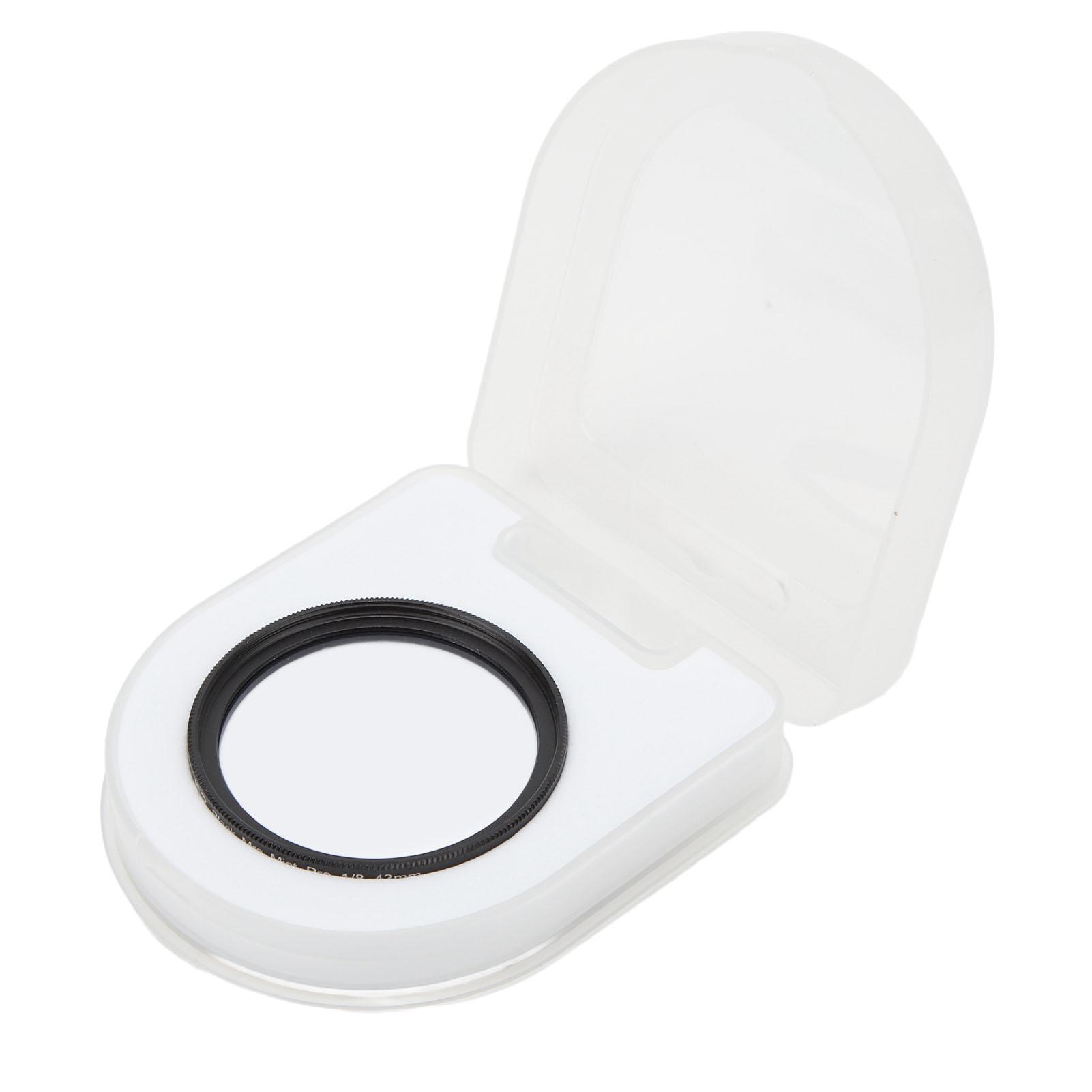 

Черный диффузионный фильтр 18 для объектива Черный туманный диффузионный фильтр для видеосъемки портрета 43mm / 1.69in