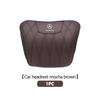 Car Headrest Waist Rest Neck Support Lumbar Cushion Soft Pillow For Mercedes Benz W202 W212 W126 W140 W168 W177 CLS GLE GLC GLS BE1