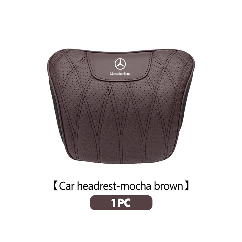 Car Headrest Waist Rest Neck Support Lumbar Cushion Soft Pillow For Mercedes Benz W202 W212 W126 W140 W168 W177 CLS GLE GLC GLS BE1