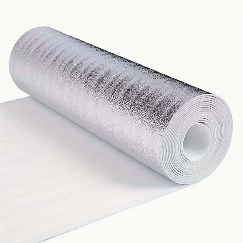 1 Roll of 40cm Wide Waterproof anti Fouling anti Cold Insulation Aluminum Foil Insulation Film Can Be DIY Easy to Install Film