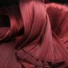 Metallic Pearl Pleated Yarn Fabric for Sculptable Wedding and Stage Floral Design