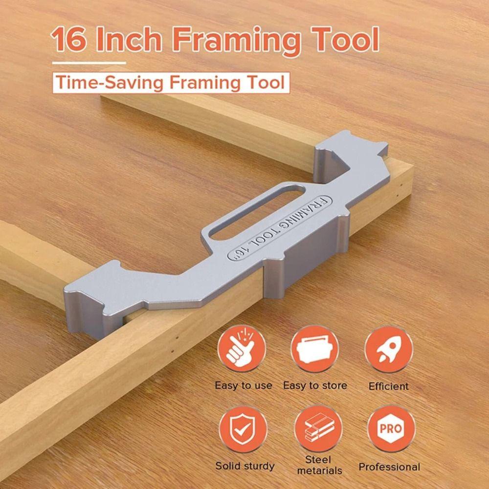 Center Stud Layout Wall Stud Framing Tool 12-16 Inch Stud Frame Spacing Tool  Framing Tool